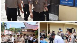 Pastikan Personel Bersih dan Disiplin, Polres Tana Toraja Gelar Tes Urine serta Cek Senjata Api